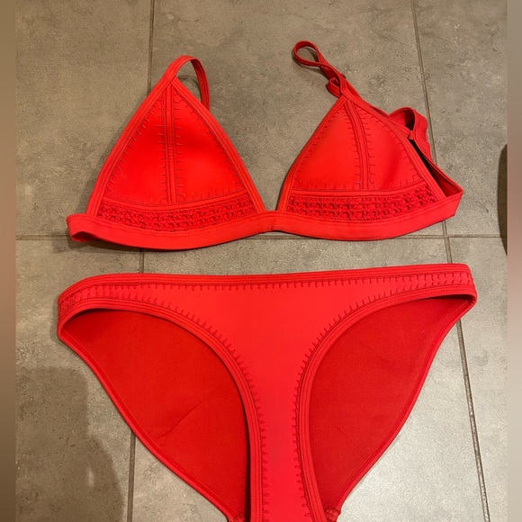 Red Triangl Neoprene Gigi Bikini - Picture 2 of 3
